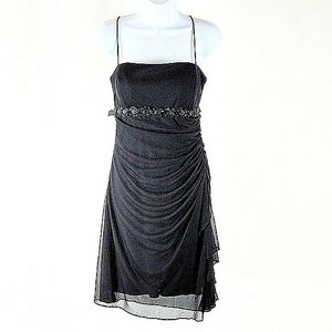 Betsy & Adam black cocktail dress